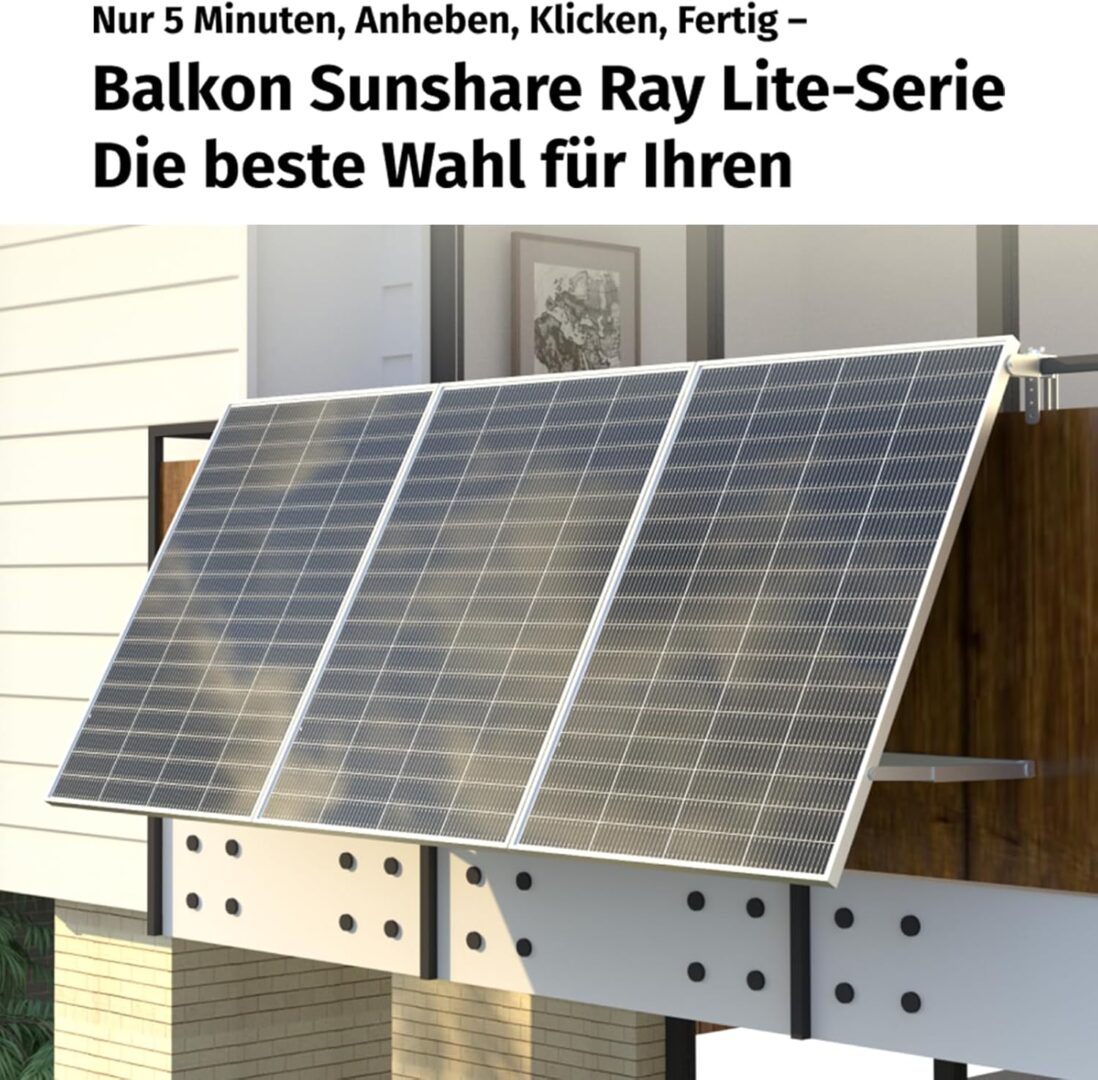 SUNSHARE Ray Lite 400W without bracket
