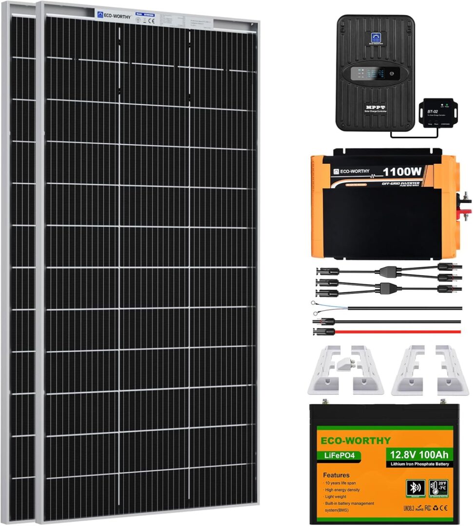 ECO-WORTHY 390W off-grid solar kit with battery