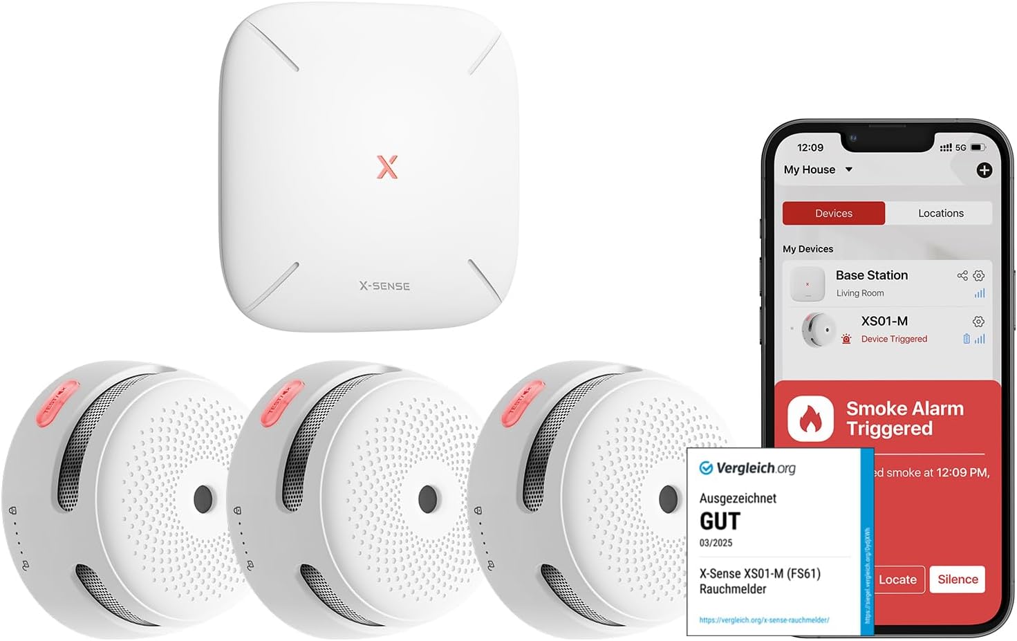 X-Sense Wi-Fi Smoke Alarms