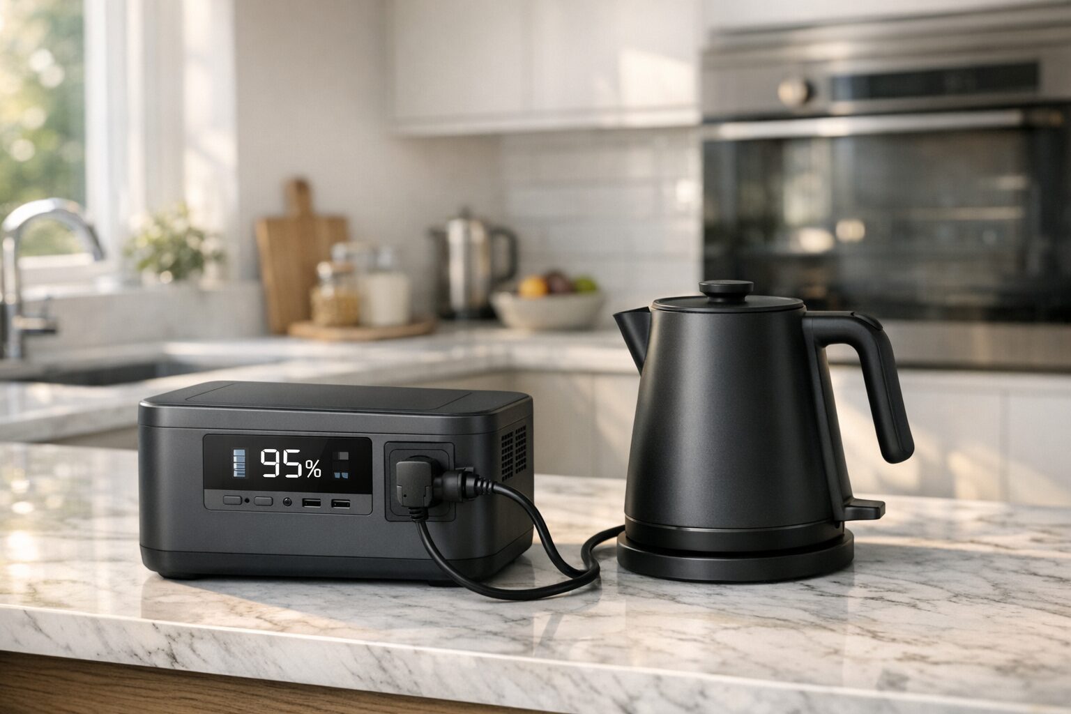 The kettle test for solar battery inverter wattage